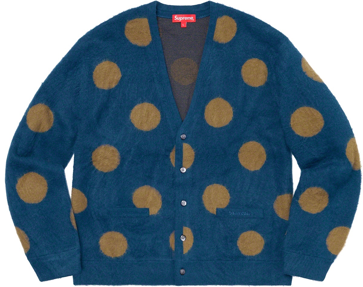 Brushed Polka Dot Cardigan view 2